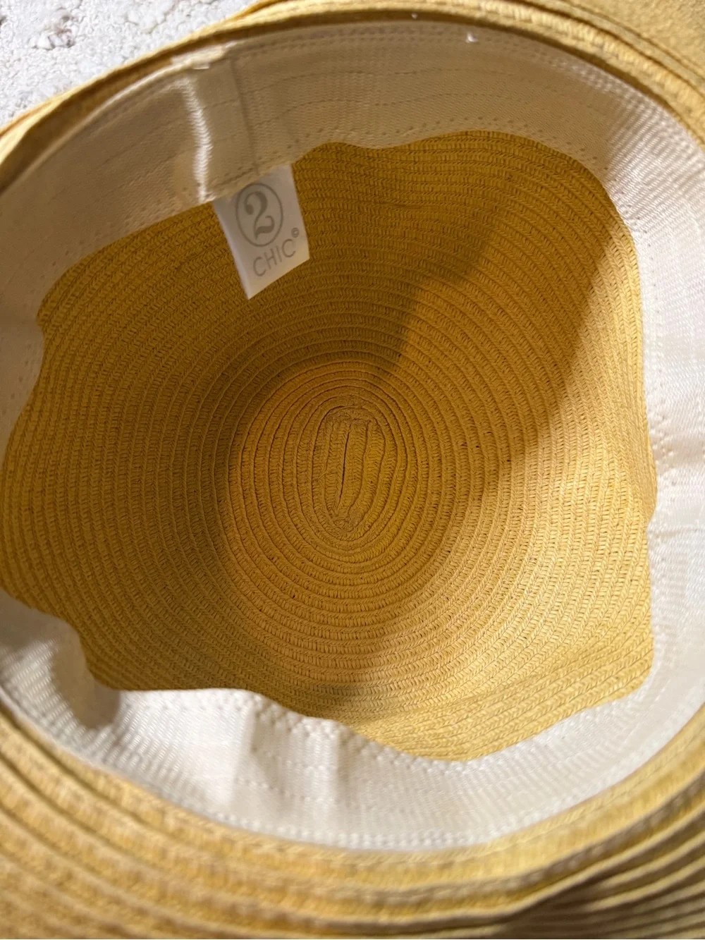 chic Wide Brim Sun Hat with Black Band